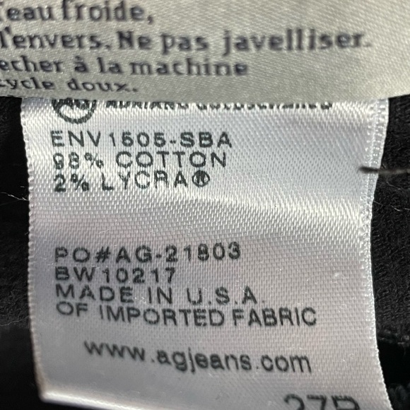 Adriano Goldschmied corduroy pants sz 27R with zippers - Picture 7 of 8